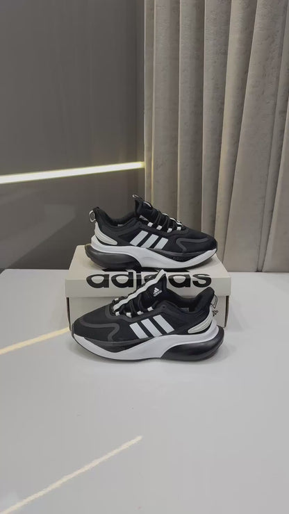 Adidass Adiwear Alpha Bounce Black White